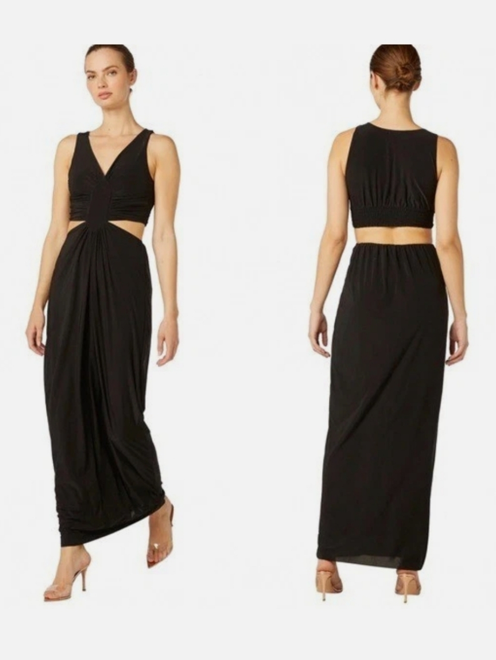 Misa Los Angeles Black 'Athema' Maxi Dress Size Medium